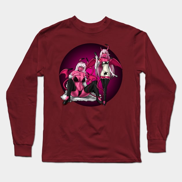 Verosika Pinup! Long Sleeve T-Shirt by Oswald's Oddities